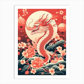 Chinese New Year Dragon Traditional Chinese Style 5 Art Print