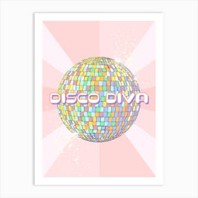 Disco Diva Art Print