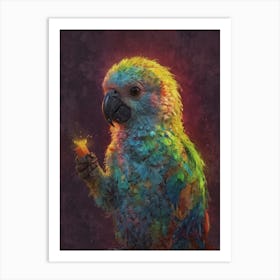 Colorful Parrot 28 Art Print