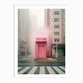 Pink Smoke Art Print