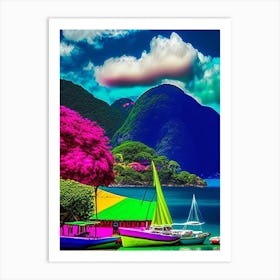 Ilhabela Brazil Pop Art Photography Tropical Destination Art Print