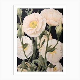 Flower Illustration Lisianthus 2 Art Print