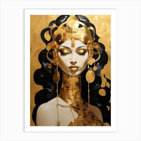 Gold Goddess Art Print Art Print