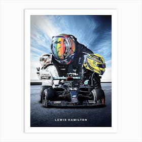 Lewis Hamilton, Formula 1, Mercedes Amg Art Print