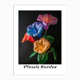 Bright Inflatable Flowers Poster Morning Glory 2 Art Print