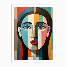 Face Of A Woman 4 Art Print