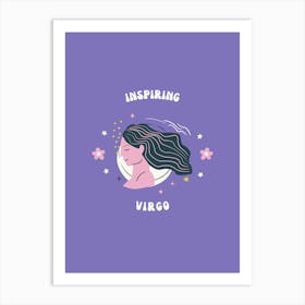 Inspiring Virgo Art Print