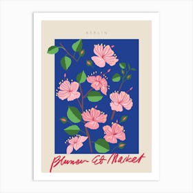 Berlin Flower Market Art Print