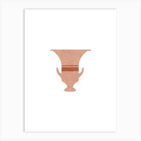 Minimal Greek Vase Calyx Art Print
