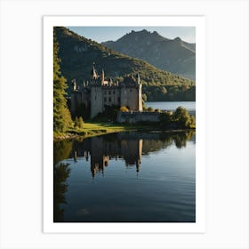 Castle In The Mountains Art Print