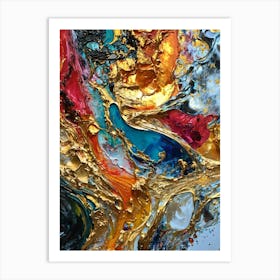 Abstract Painting 1 Art Print