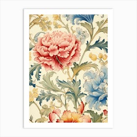 Wallpaper Floral Pattern 3 Art Print