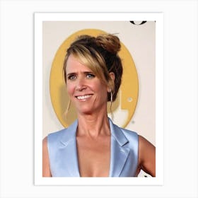 Kristen Wiig Retro Collage Movies Art Print