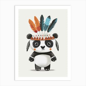 Indian Panda 3 Art Print