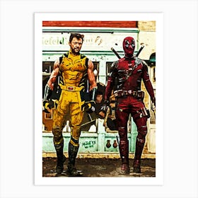 Deadpool And Wolverine 8 Art Print