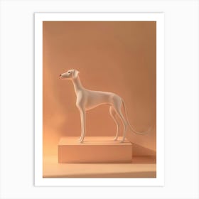 Greyhound. Generated with AI. Art Print 3 Poster