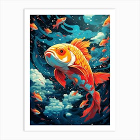 Koi Fish Art Print