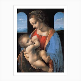 Madonna Litta, Leonardo Da Vinci Art Print