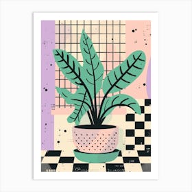 Abstract Plant 5 Art Print