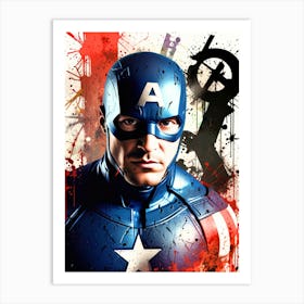 Captain America 2 Art Print