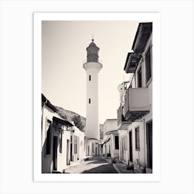 Bodrum, Turkey, Photography In Black And White 2 Art Print