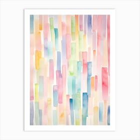 Abstract Watercolor Painting 16 Art Print