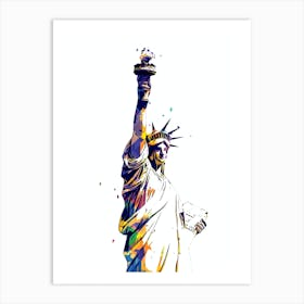 Statue Of Liberty Canvas Art Art Print