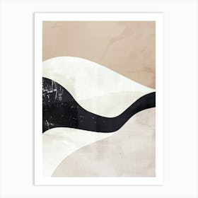 The Stillness In Motion Minimalist Style Art Print