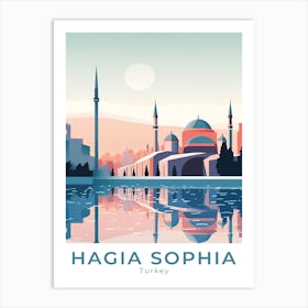 Turkey Hagia Sophia Travel Art Print