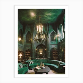 Harry Potter Library 4 Art Print