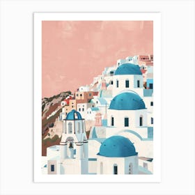 Oia Village Art Print