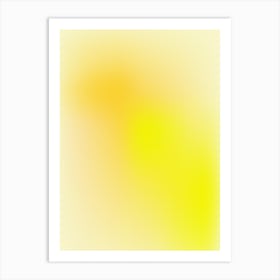 Y2k Yellow Gradient Art Print
