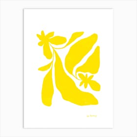 Spring Yellow Flowers 5 Art Print