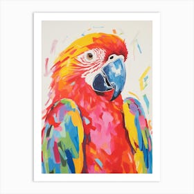 Colourful Bird Painting Parrot 2 Art Print