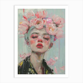 'Floral Crown' Art Print