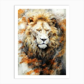 Lion animal animal Art Print