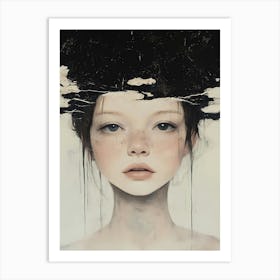 Saturday Girl Art Print