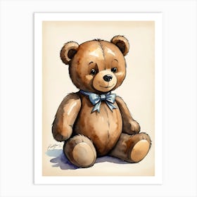 Teddy Bear Art Print