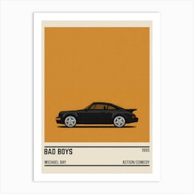 Bad Boys Movie Car Art Print