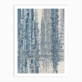 Futuristic City 8 Art Print