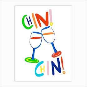 Chin Chin Poster Dining Room Art Print