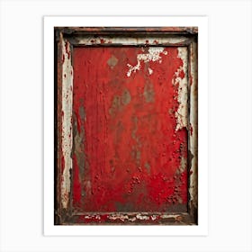 Vintage Frame Exhibiting Signs Of Aging A Spectrum Of Worn And Grimy Textures Co Existing On Its Su 2 1 Art Print