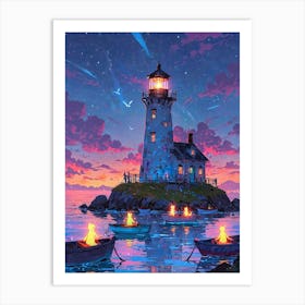 Lighthouse 7 Art Print