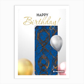 Happy Birthday 1 Art Print