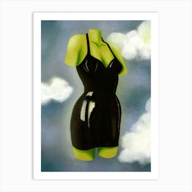 Latex Torso Dreamscape Art Print