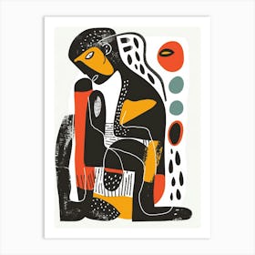 Mother And Child 4 Art Print