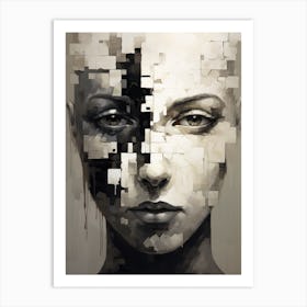 Abstract Portrait Art Print