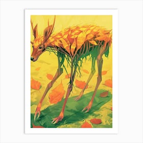 Autumn Deer 2 Art Print