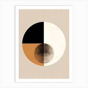 Serenity Spectrum; Beige Mid Century Hues Art Print