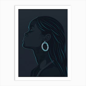 Hoop Earrings Art Print